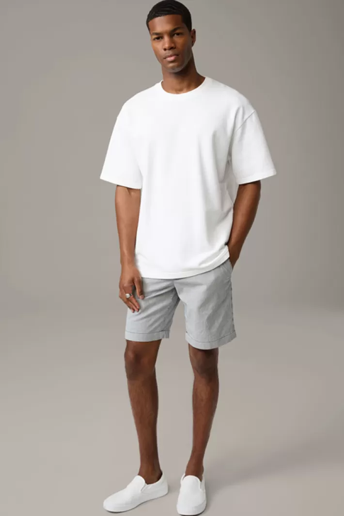 Strellson Shorts & shorts de bain<Short Flex Cross Kaji, Bleu Et Blanc à Rayures