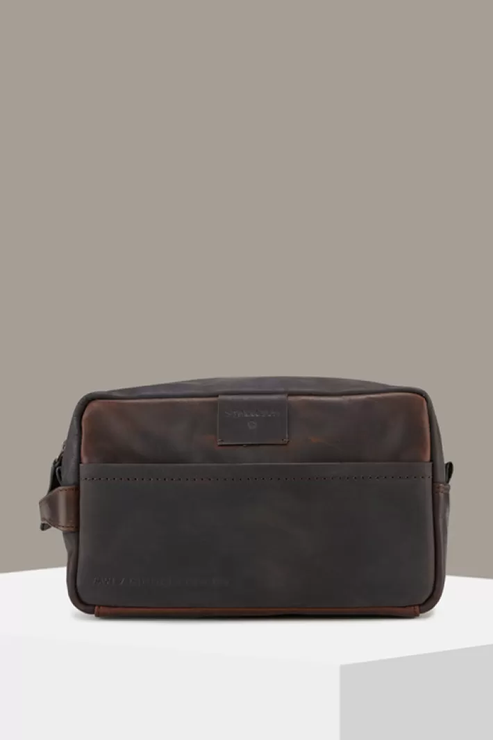 Strellson Sacs | Sacs<Trousse De Toilette Brick Lane Dick, Marron Foncé Vintage