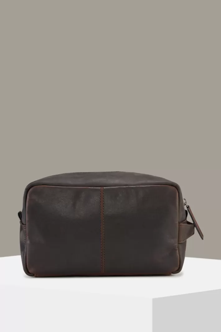 Strellson Sacs | Sacs<Trousse De Toilette Brick Lane Dick, Marron Foncé Vintage