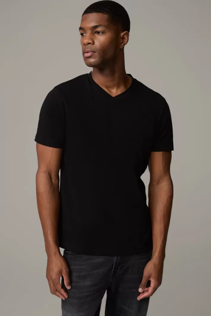Strellson Sous-vêtements | T-shirts & sweats<T-shirt En Coton Stretch En Lot De 2, En