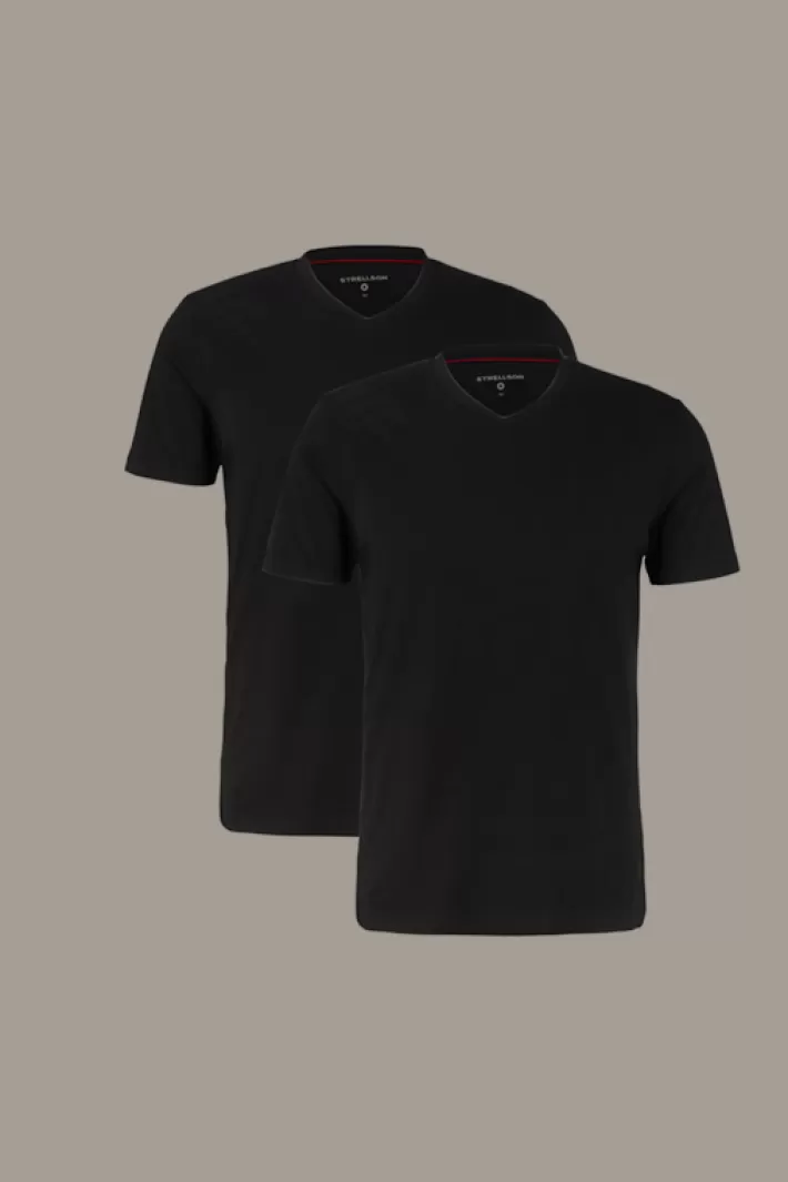 Strellson Sous-vêtements | T-shirts & sweats<T-shirt En Coton Stretch En Lot De 2, En