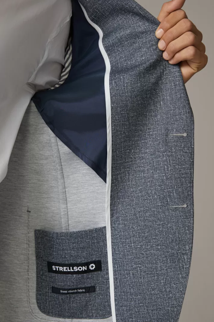 Strellson Vestes de costume<Veste De Costume Modulaire Flex Cross Acon, Gris Moyen Chiné
