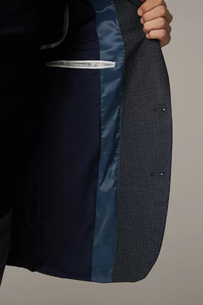 Strellson Vestes de costume<Veste De Costume Modulaire Flex Cross Arndt, En Bleu Foncé-noir à Motif