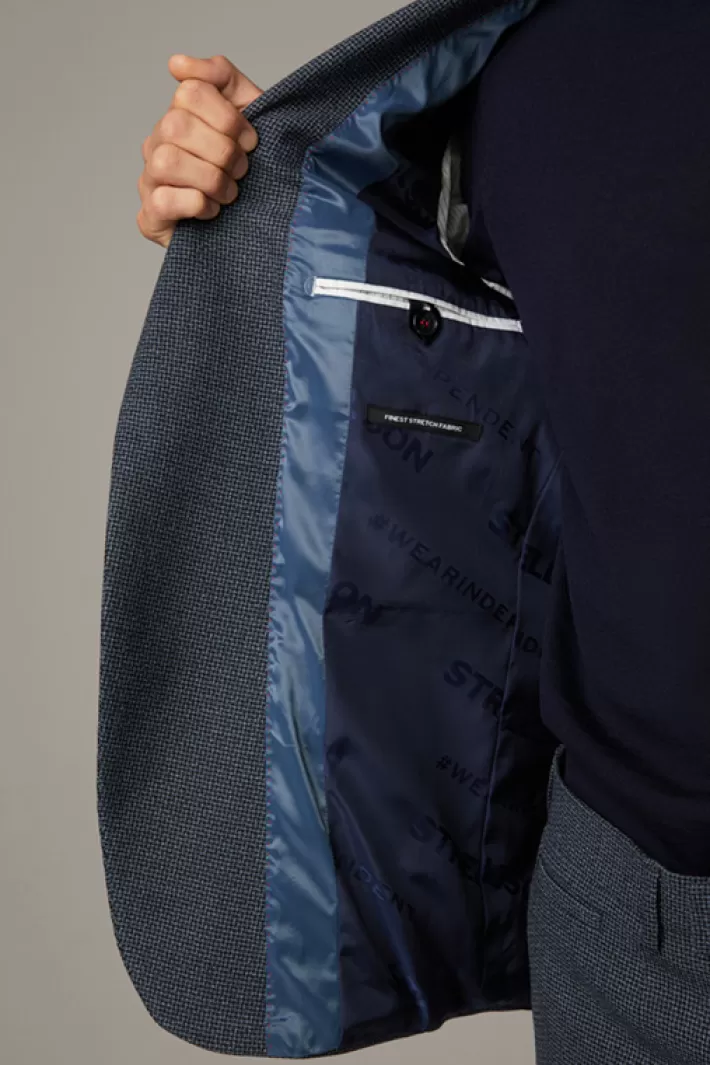 Strellson Vestes de costume<Veste De Costume Modulaire Flex Cross Arndt, En Bleu Foncé-noir à Motif